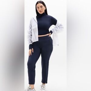 EUC Athleta Navy Brooklyn Ankle Pants, sz 20
